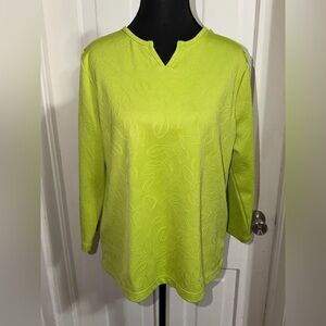 Women’s size small Breckenridge Vibrant‎ Green Women's Tunic, shirt, top